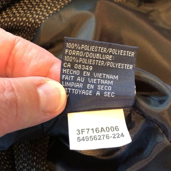 Evan Picone Suit Blazer & Skirt Brown Tweed Size 10 - Picture 11 of 12